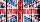 Großbritanniens Flagge auf Holzlatten aufgemalt