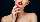 Frau mit roten Lippen.